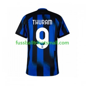 Fußballtrikots Inter Mailand Marcus Thuram 9 2023-2024 Kurzarm Heimtrikotsatz kaufen